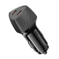 BOROFONE BZ31D Solid PD60W(2C) car charger - black
