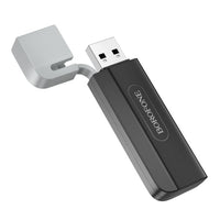 BOROFONE DH9 Wisdom 2-in-1 USB / Type-C 2.0 card reader - black gray
