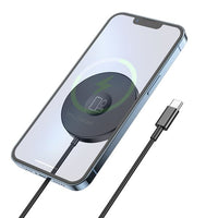 hoco CW41 Delight 3-in-1 magnetic wireless fast charger - black
