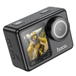 hoco DV101 dual color screen sports camera - black