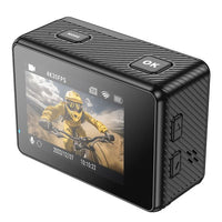 hoco DV101 dual color screen sports camera - black
