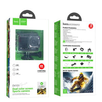 hoco DV101 dual color screen sports camera - black
