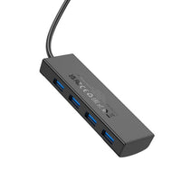 hoco HB41 Easy safety 4-in-1 Adapter(USB to USB3.0*4)(L=0.2M) - black
