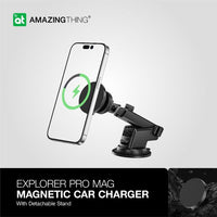 AMAZINGTHING Explorer Pro Mag 15W Car Charge - Black
