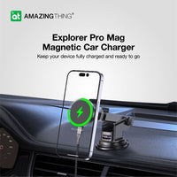 AMAZINGTHING Explorer Pro Mag 15W Car Charge - Black
