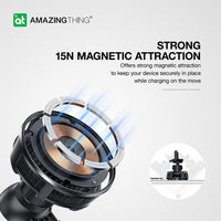 AMAZINGTHING Thermo-Cooling Mag 15W Car Charger - Black
