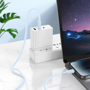 BOROFONE BX115 Lotto PD silicone charging data cable iP