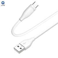 LITO LD03 USB-A To USB-C Liquid Silicone Fast Charging Cable 100cm - White
