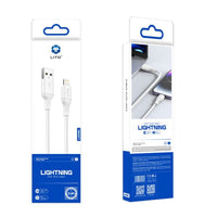 LITO LD06 USB-A To Lightning Fast Charging PVC Cable 100cm - White
