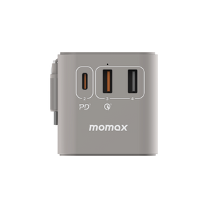 Momax World 70W GaN AC Travel Adaptor With cable