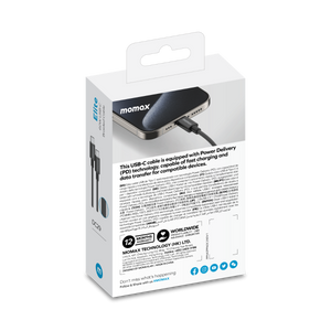 Momax Elite link 60W USB C to USB C-0.5m