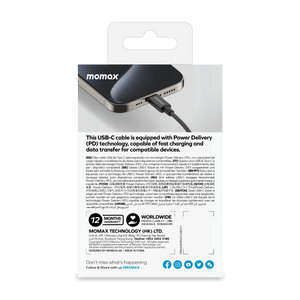 Momax Elite link 60W USB C to USB C-0.5m