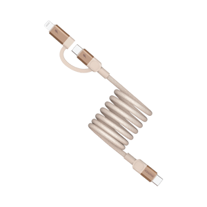 Momax Mag.Link Duo Magnetic USB-C to USB-C & Lightning Cable 60W - 1m