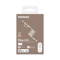 Momax Mag.Link Duo Magnetic USB-C to USB-C & Lightning Cable 60W - 1m