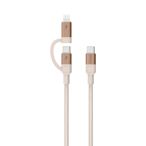 Momax Mag.Link Duo Magnetic USB-C to USB-C & Lightning Cable 60W - 1m
