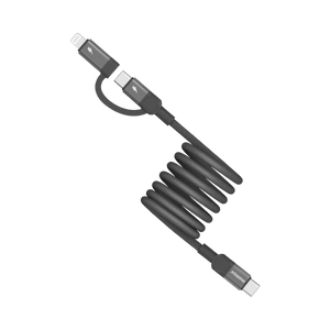 Momax Mag.Link Duo Magnetic USB-C to USB-C & Lightning Cable 60W - 1m