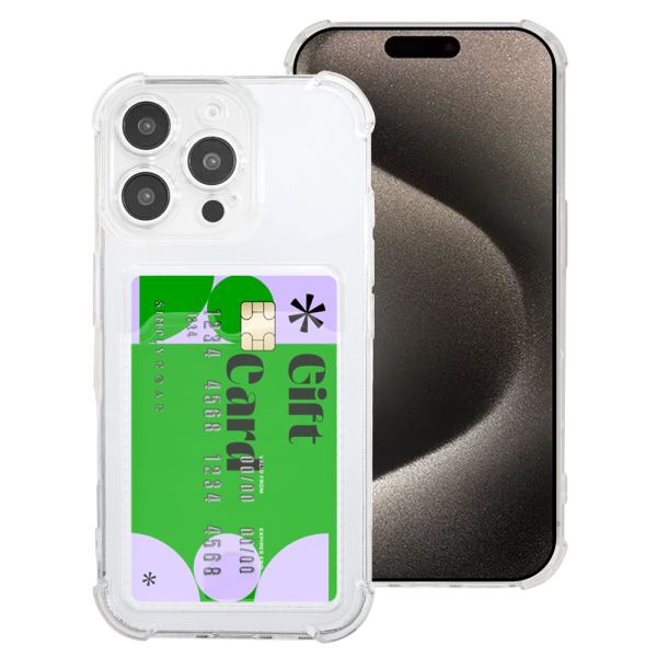 Simply Roar Armor Card Pocket Clear Case - Clear