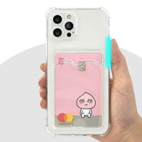 Simply Roar Armor Card Pocket Clear Case - Clear
