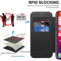 iPhone 16e BLACKTECH Leather Lux (MagSafe Compatible)
