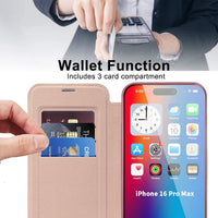 iPhone 16e BLACKTECH Leather Lux (MagSafe Compatible)
