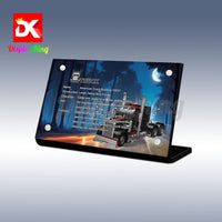 Display King - Acrylic display plaque for Mould King American Truck Building 10037