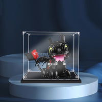 Display King -Acrylic display case with screw for LEGO® How to Train Your Dragon: Toothless 10375
