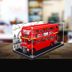 Display King - Acrylic display case with screw for Lego® Londoner Bus 10258