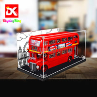 Display King - Acrylic display case with screw for Lego® Londoner Bus 10258
