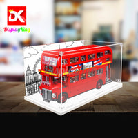 Display King - Acrylic display case with screw for Lego® Londoner Bus 10258
