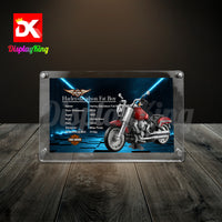 Display King - Acrylic photo frame for Lego Harley-Davidson Fat Boy 10269
