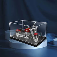 Display King - Acrylic display case with screw for LEGO® Harley-Davidson Fat Boy 10269
