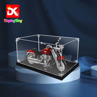 Display King - Acrylic display case with screw for LEGO® Harley-Davidson Fat Boy 10269
