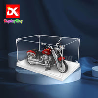 Display King - Acrylic display case with screw for LEGO® Harley-Davidson Fat Boy 10269
