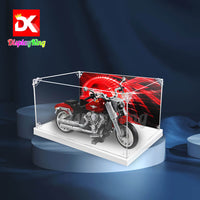 Display King - Acrylic display case with screw for LEGO® Harley-Davidson Fat Boy 10269
