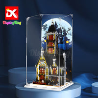 Display King -Acrylic display case for LEGO® Haunted House 10273 3mm Thickness dust-Free and Crystal Clear Display case with Screw
