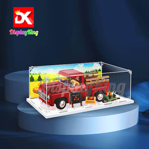 Display King -Acrylic display case with screw for LEGO® Pickup Truck 10290