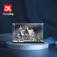 Display King -Acrylic display case with screw for LEGO® Santa’s Visit 10293