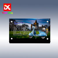 Display King - Acrylic display plaque for Lego Vespa 125 10298
