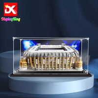 Display King - Acrylic display case for LEGO® YReal Madrid Santiago Bernabeu Stadium 10299 3mm Thickness dust-Free and Crystal Clear Display case with Screw
