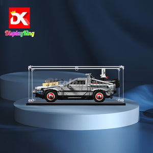 Display King -Acrylic display case with screw for LEGO® Back to the Future Time Machine 10300