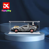 Display King -Acrylic display case with screw for LEGO® Back to the Future Time Machine 10300
