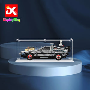 Display King -Acrylic display case with screw for LEGO® Back to the Future Time Machine 10300