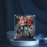 Display King - Acrylic display case with screw for LEGO® Optimus Prime 10302
