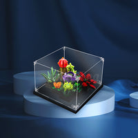 Display King -Acrylic display case with screw for LEGO® Succulents 10309