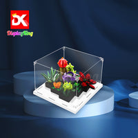 Display King -Acrylic display case with screw for LEGO® Succulents 10309
