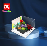 Display King -Acrylic display case with screw for LEGO® Succulents 10309
