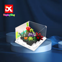 Display King -Acrylic display case with screw for LEGO® Succulents 10309