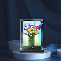 Display King -Acrylic display case with screw for LEGO® Wildflower Bouquet 10313
