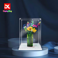 Display King -Acrylic display case with screw for LEGO® Wildflower Bouquet 10313
