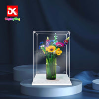 Display King -Acrylic display case with screw for LEGO® Wildflower Bouquet 10313